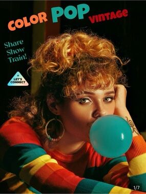 Color Pop Vintage Share Show - 3rd Saturday of each month!